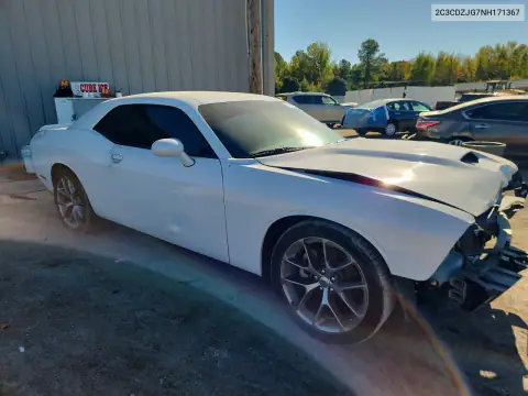 2C3CDZJG7NH171367 — 2022 Dodge Challenger, foto 4 de Copart, Parte delantera