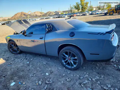 2C3CDZKG0PH670450 — 2023 Dodge Challenger, фото 2 з Copart, Передня частина