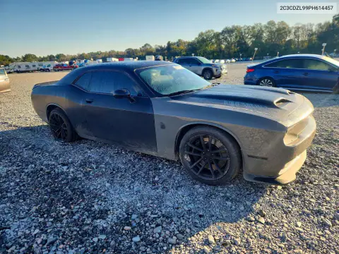 2C3CDZL99PH614457 — 2023 Dodge Challenger, ფოტო 4, Copart, გვერდითი ნაწილი