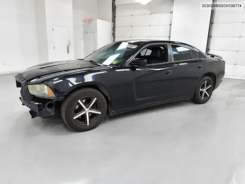 2C3CDXBG2CH108774 — 2012 Dodge Charger, Мелкие вмятины и царапины, фото до ремонта