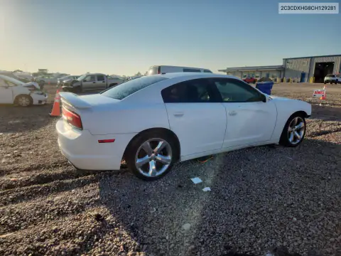2C3CDXHG8CH129281 — 2012 Dodge Charger, фото 3 с аукциона Copart 20.10.2026, Передняя часть