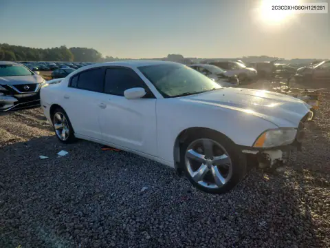 2C3CDXHG8CH129281 — 2012 Dodge Charger, фото 4 с аукциона Copart 20.10.2026, Передняя часть