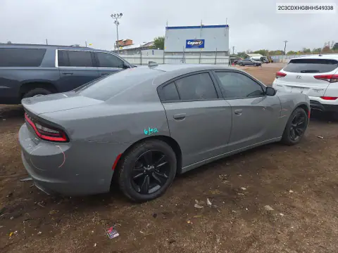 2C3CDXHG8HH549338 — 2017 Dodge Charger, zdjęcie 3 z Copart, Bok