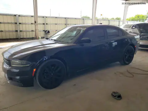2C3CDXHG9HH643986 — 2017 Dodge Charger, ПЕРЕДНЯЯ ЧАСТЬ, фото до ремонта