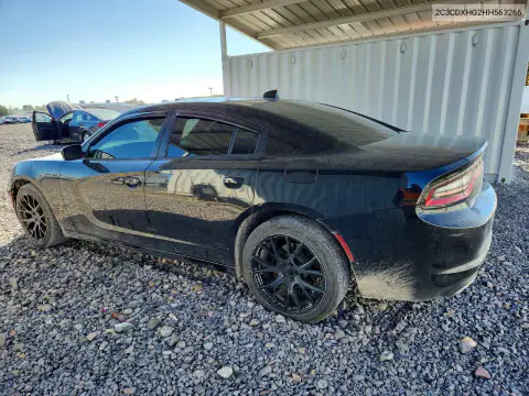 2C3CDXHG2HH563266 — 2017 Dodge Charger, фото 2 с аукциона Copart, ПЕРЕДНЯЯ ЧАСТЬ