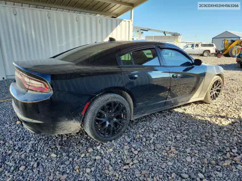2C3CDXHG2HH563266 — 2017 Dodge Charger, фото 3 с аукциона Copart, ПЕРЕДНЯЯ ЧАСТЬ