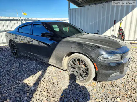 2C3CDXHG2HH563266 — 2017 Dodge Charger, фото 4 с аукциона Copart, ПЕРЕДНЯЯ ЧАСТЬ