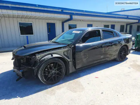 2C3CDXCT8HH607324 — 2017 Dodge Charger, Передня частина, фото до ремонту