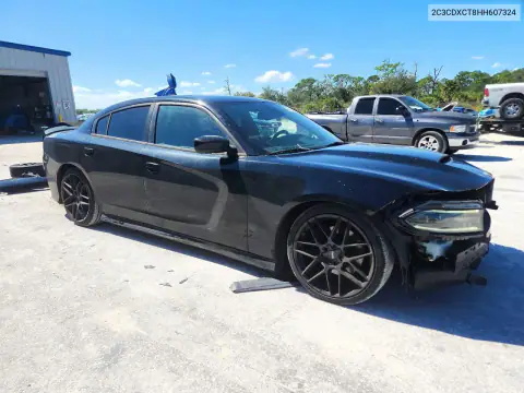 2C3CDXCT8HH607324 — 2017 Dodge Charger, foto 4 de Copart, Parte delantera