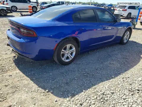 2C3CDXBG2JH318675 — 2018 Dodge Charger, photo 3 from Copart 22.10.2026, Flood