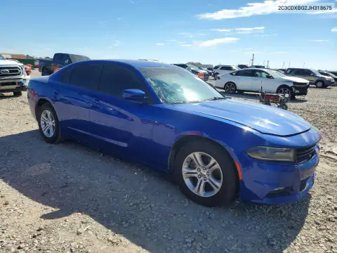 2C3CDXBG2JH318675 — 2018 Dodge Charger, photo 4 from Copart 22.10.2026, Flood