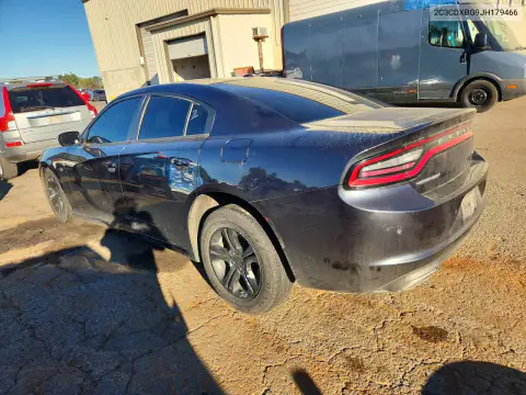 2C3CDXBG9JH179466 — 2018 Dodge Charger, zdjęcie 2 z Copart, Bok