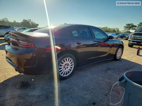 2019 Dodge Charger Police VIN 2C3CDXKT8KH514828 фото 3