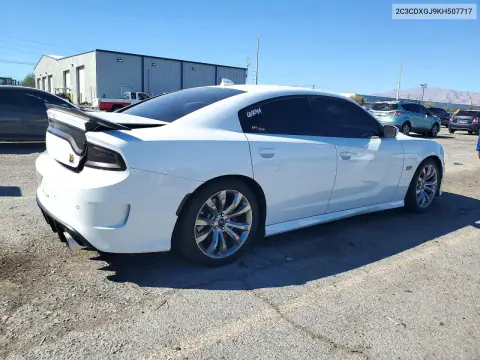 2C3CDXGJ9KH507717 — 2019 Dodge Charger, foto 3 de Copart, Parte delantera