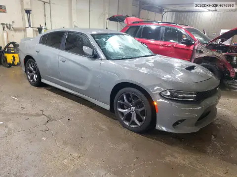 2019 Dodge Charger Gt VIN 2C3CDXHG2KH676593 фото 4