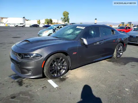 2C3CDXGJ6LH180159 — 2020 Dodge Charger, вандализм, фото до ремонта