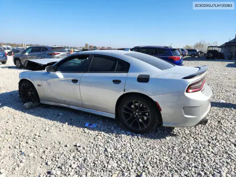 2C3CDXGJ7LH133383 — 2020 Dodge Charger, foto 2 de Copart, Parte delantera