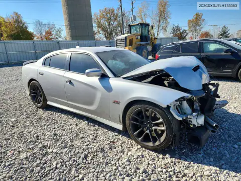2C3CDXGJ7LH133383 — 2020 Dodge Charger, foto 4 de Copart, Parte delantera