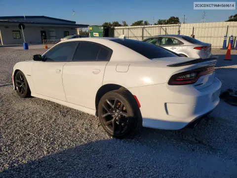 2C3CDXCT9MH569614 — 2021 Dodge Charger, foto 2 de Copart, Parte delantera