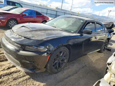 2C3CDXHG7MH655838 Dodge Charger 2021 — Front end damage, before-repair photo