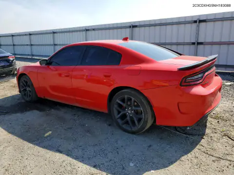 2C3CDXHG5NH183088 — 2022 Dodge Charger, photo 2 from Copart 15.10.2026, Front end