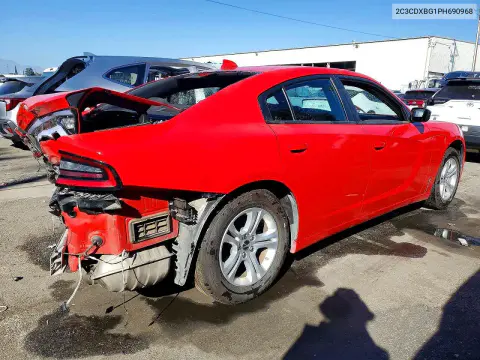 2023 Dodge Charger Sxt VIN 2C3CDXBG1PH690968 фото 3