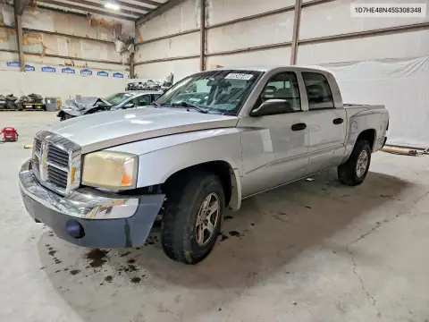 1D7HE48N45S308348 — 2005 Dodge Dakota, Мелкие вмятины и царапины, фото до ремонта