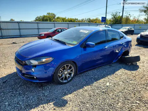 1C3CDFBB8ED802397 — 2014 Dodge DART, Боковая часть, фото до ремонта