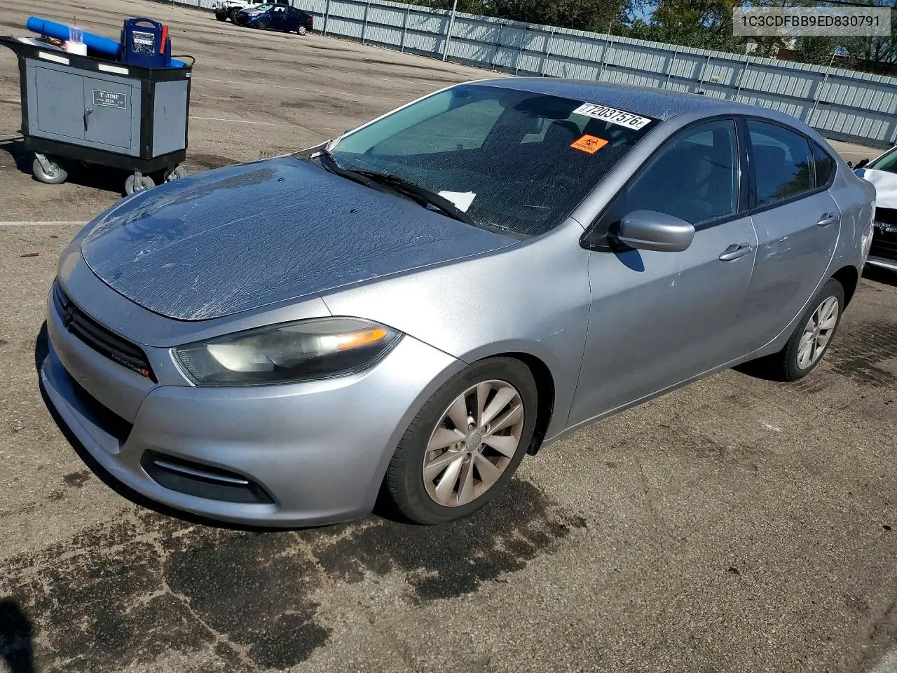 2014 Dodge Dart Sxt VIN 1C3CDFBB9ED830791 фото 1