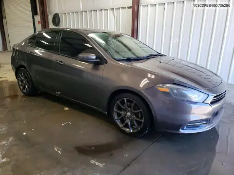 1C3CDFBB4GD736286 — 2016 Dodge DART, фото 4 с аукциона Copart 15.10.2026, Передняя часть