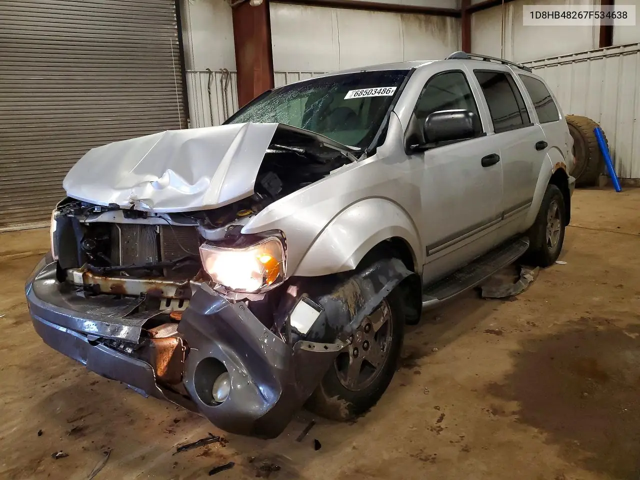 2007 Dodge Durango Slt VIN 1D8HB48267F534638 фото 1