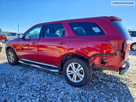 2013 Dodge Durango Sxt VIN 1C4RDHAG2DC660986 фото 2