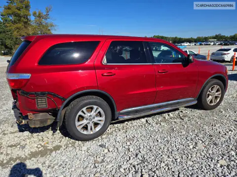 2013 Dodge Durango Sxt VIN 1C4RDHAG2DC660986 фото 3