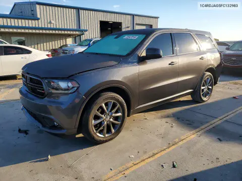 1C4RDJAG5FC132983 — 2015 Dodge Durango, Задняя часть, фото до ремонта