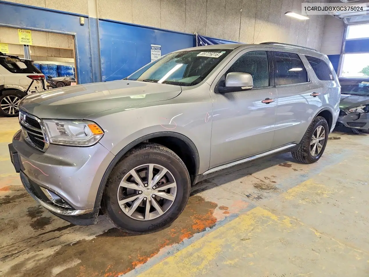 2016 Dodge Durango Limited VIN 1C4RDJDGXGC375024 фото 1