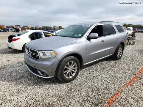 1C4RDHAG6HC703425 — 2017 Dodge Durango, Передняя часть, фото до ремонта