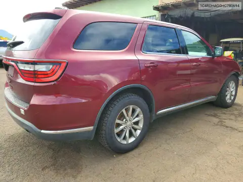 1C4RDHAG5JC323725 — 2017 Dodge Durango, photo 3 from Copart, Front end