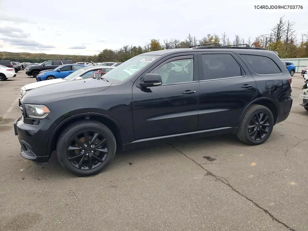 1C4RDJDG9HC703776 Dodge Durango 2017 — Front end damage, before-repair photo