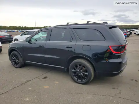 1C4RDJDG9HC703776 — 2017 Dodge Durango, photo 2 from Copart 23.10.2026, Front end