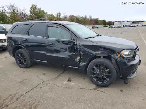 1C4RDJDG9HC703776 — 2017 Dodge Durango, photo 4 from Copart 23.10.2026, Front end