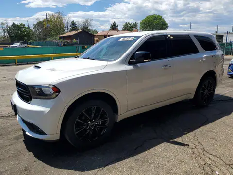 1C4RDJDG7JC307612 — 2018 Dodge Durango, Przód (Front End), zdjęć przed naprawą