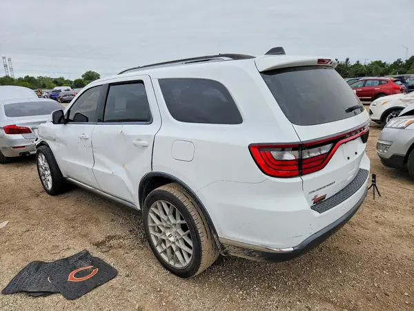 1C4RDJAG3JC213666 — 2018 Dodge Durango, photo 2 from Copart, Front end