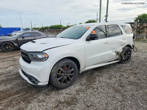2018 Dodge Durango Gt VIN 1C4RDHDG7JC247839 фото 1