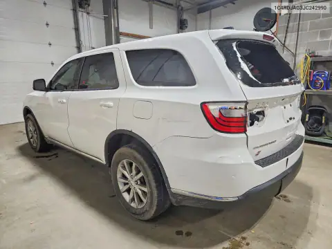 1C4RDJAG3JC242990 — 2018 Dodge Durango, photo 2 from Copart 20.10.2026, Rear end
