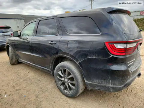 1C4RDJDG1JC271769 — 2018 Dodge Durango, ფოტო 2, Copart, წინა ნაწილი