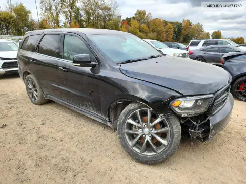 1C4RDJDG1JC271769 — 2018 Dodge Durango, ფოტო 4, Copart, წინა ნაწილი