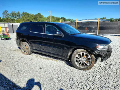2019 Dodge Durango Gt VIN 1C4RDHDGXKC769205 фото 4
