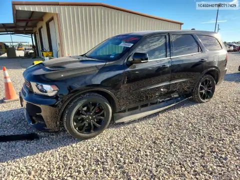 1C4SDHCT3KC717429 — 2019 Dodge Durango, Бокова частина, фото до ремонту