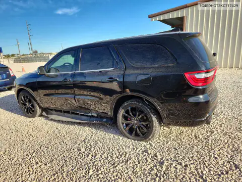1C4SDHCT3KC717429 — 2019 Dodge Durango, foto 2 de Copart, Lateral