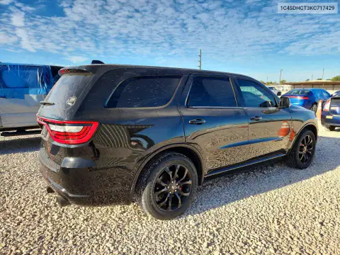 1C4SDHCT3KC717429 — 2019 Dodge Durango, foto 3 de Copart, Lateral